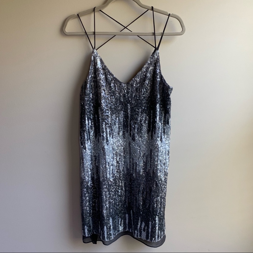 Wishlist sequin spaghetti strap dress Size S